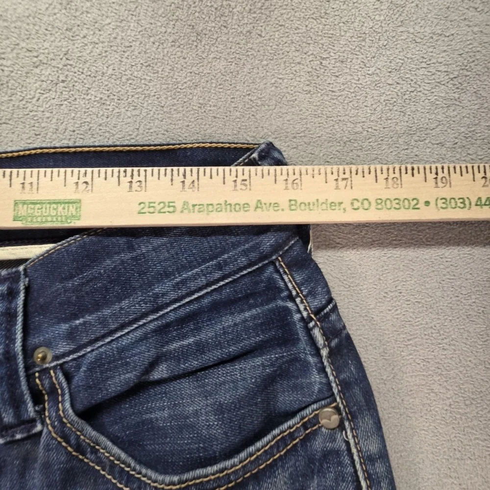 Levis Premium Jeans Mens‎ Selvedge Blue Med Wash Whiskers Fits 31x32